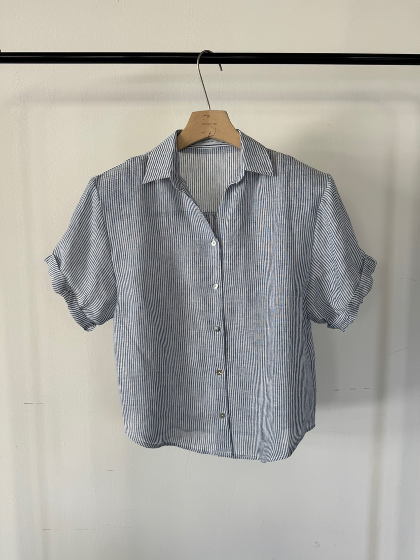 LIMLIMLIM東大門實拍韓國女士新品26夏季休閑襯衫蕾絲衫亞麻LIM LIM LIM襯衫/蕾絲衫圖色1
