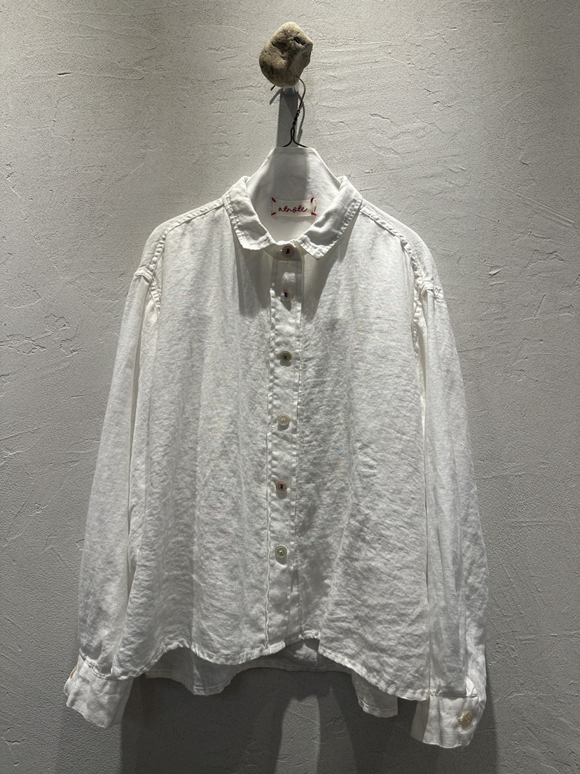 AT NOTE韓國直郵實拍女裝新品26春夏襯衫蕾絲衫刺繡亞麻AT NOTE襯衫/蕾絲衫圖色1