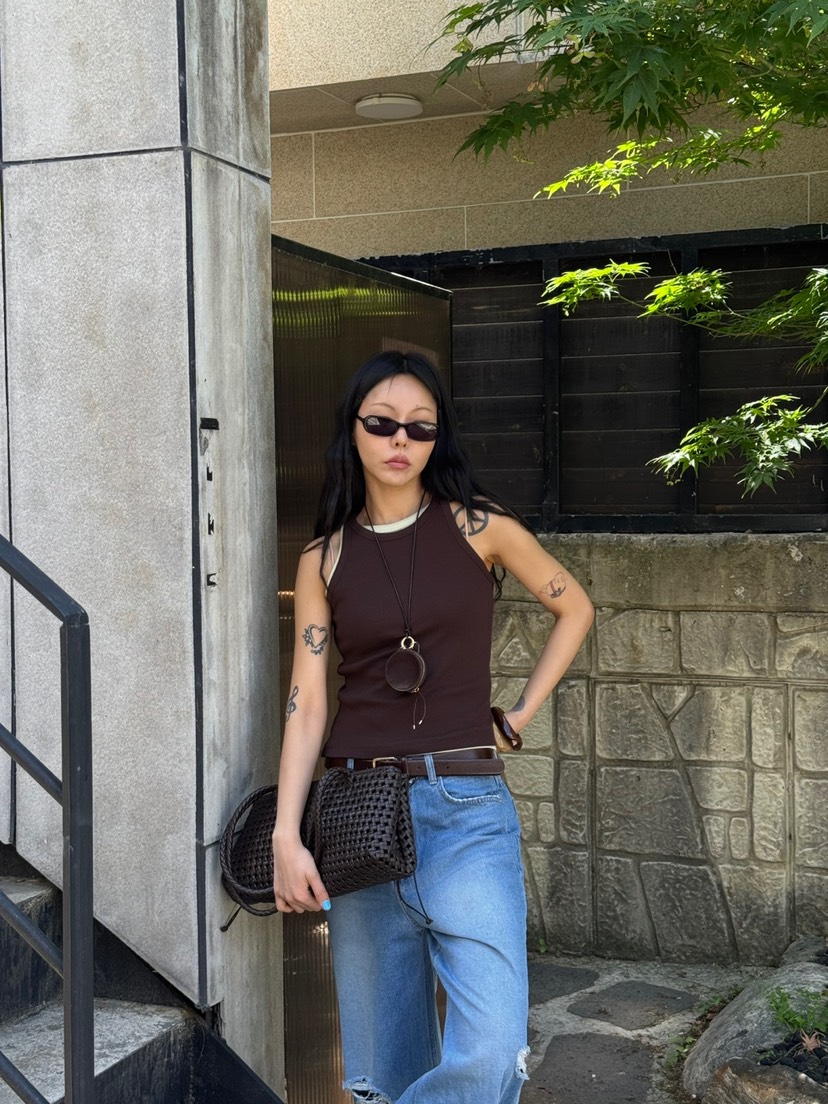 LIMLIMLIM韓國直郵女士新品人氣休閑職業吊帶背心不含內搭LIM LIM LIM吊帶/背心