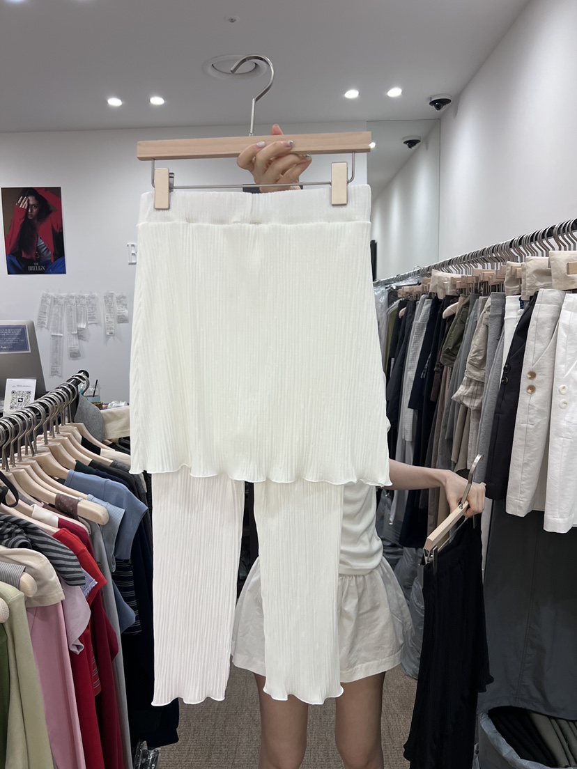 BRELLIN韓國直郵實拍女士新品人氣職業26夏季推薦裙褲荷葉邊BRELLIN裙褲