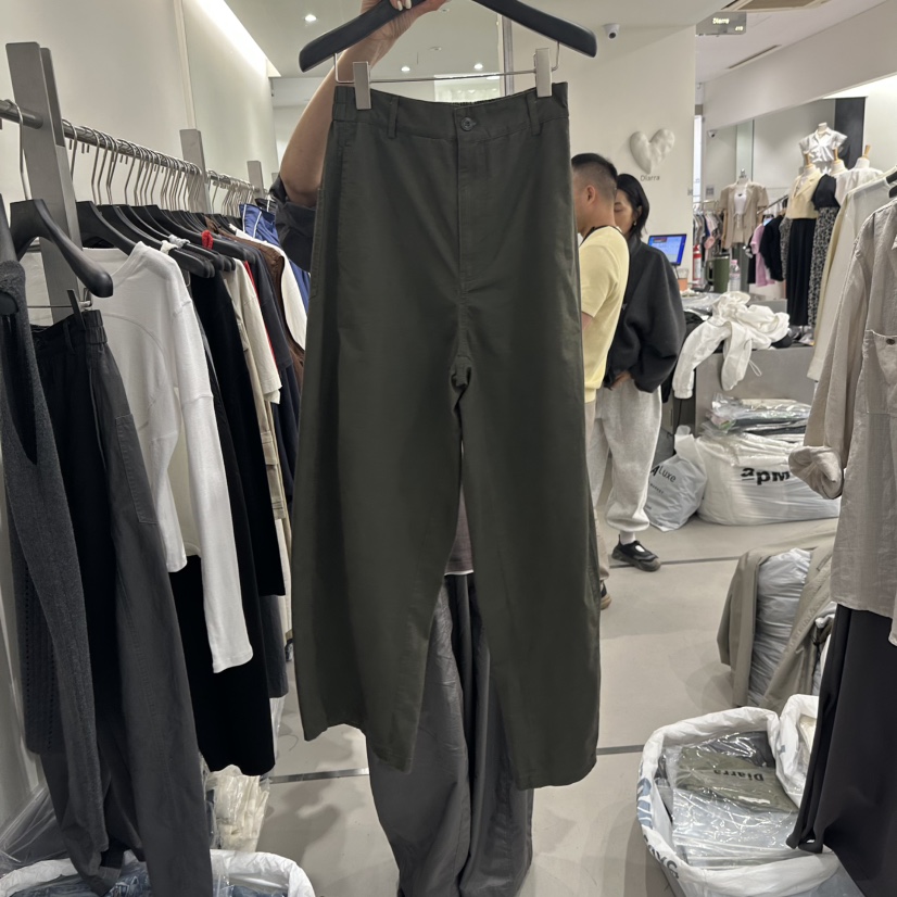 DIARRA韓國直郵女士新品時尚人氣休閑26春夏休閑褲工裝褲DIARRA休閑褲圖色2墨綠