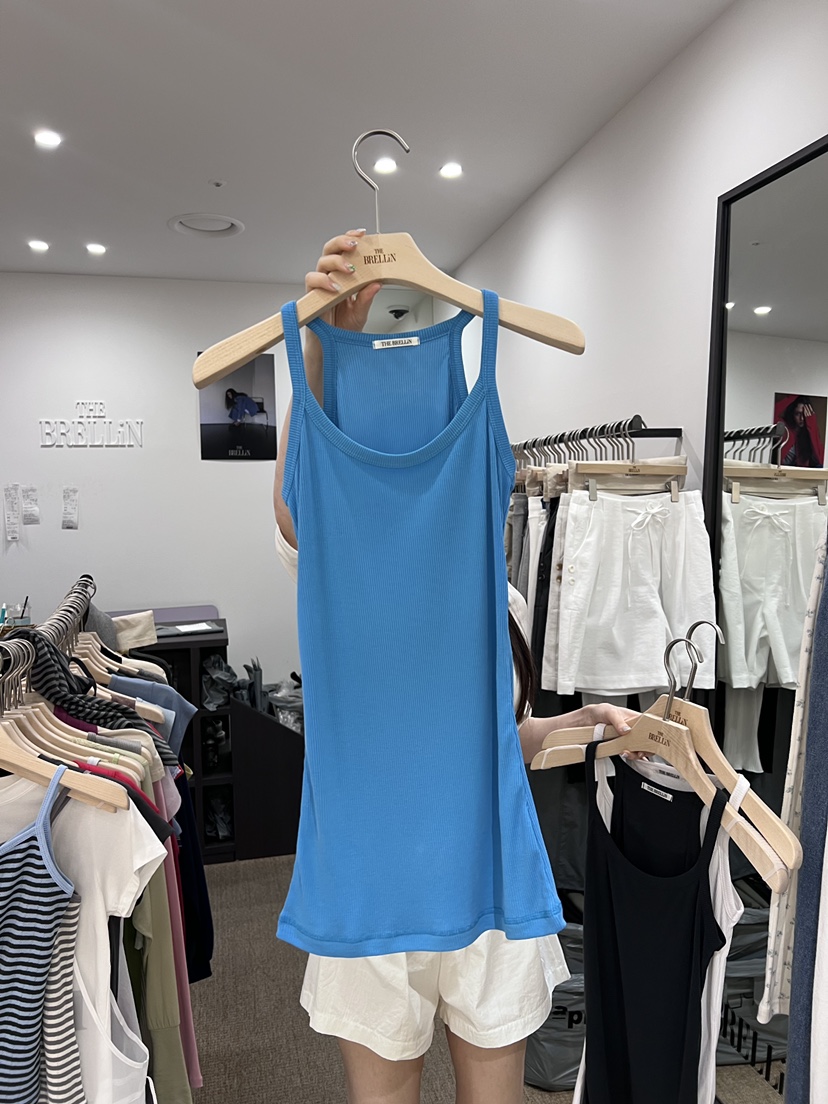 BRELLIN韓國東大門代購女士新品休閑人氣推薦吊帶背心復古BRELLIN吊帶/背心圖色3