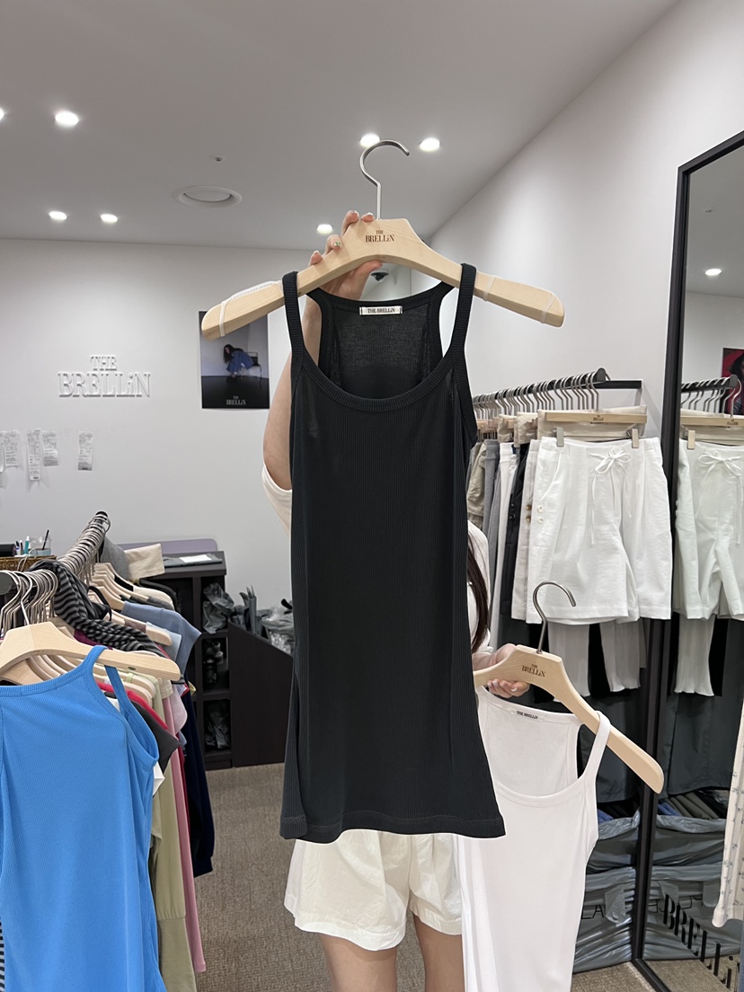 BRELLIN韓國東大門代購女士新品休閑人氣推薦吊帶背心復古BRELLIN吊帶/背心圖色4