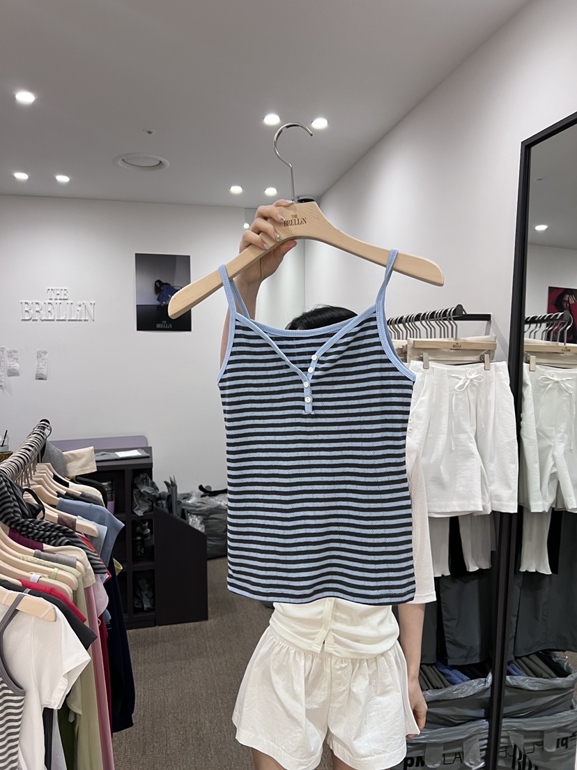BRELLIN韓國直郵實拍女士新款推薦26夏季熱賣26春夏吊帶背心BRELLIN吊帶/背心圖色3