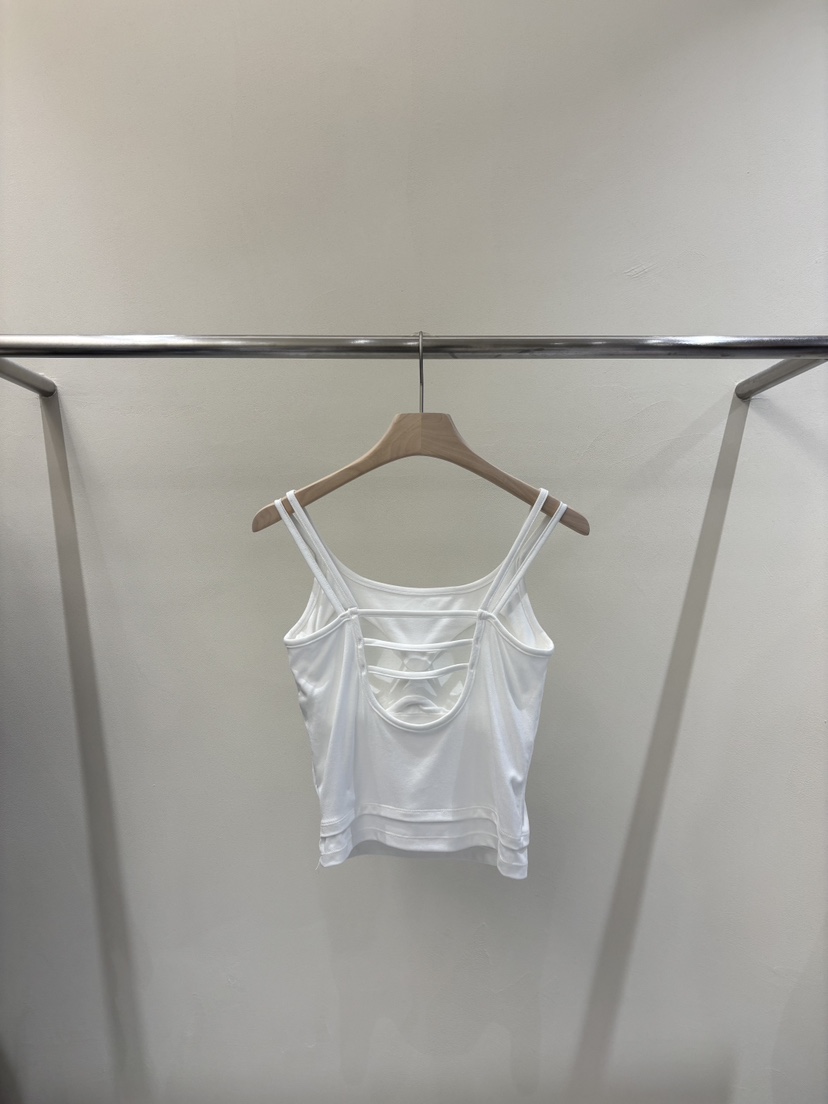 MABE韓國代購女士新品時尚推薦熱賣26夏季吊帶背心假兩件撞色MABE吊帶/背心