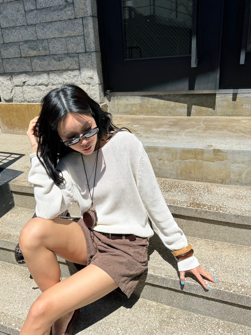 LIMLIMLIM韓國直郵實拍女裝新款時尚人氣26夏季熱賣針織衫LIM LIM LIM針織衫