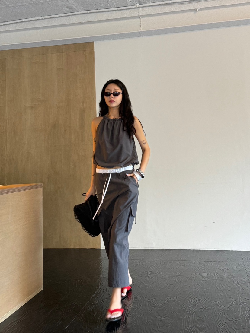 LIMLIMLIM韓國東大門代購女士新款推薦休閑熱賣26夏季吊帶背心LIM LIM LIM吊帶/背心