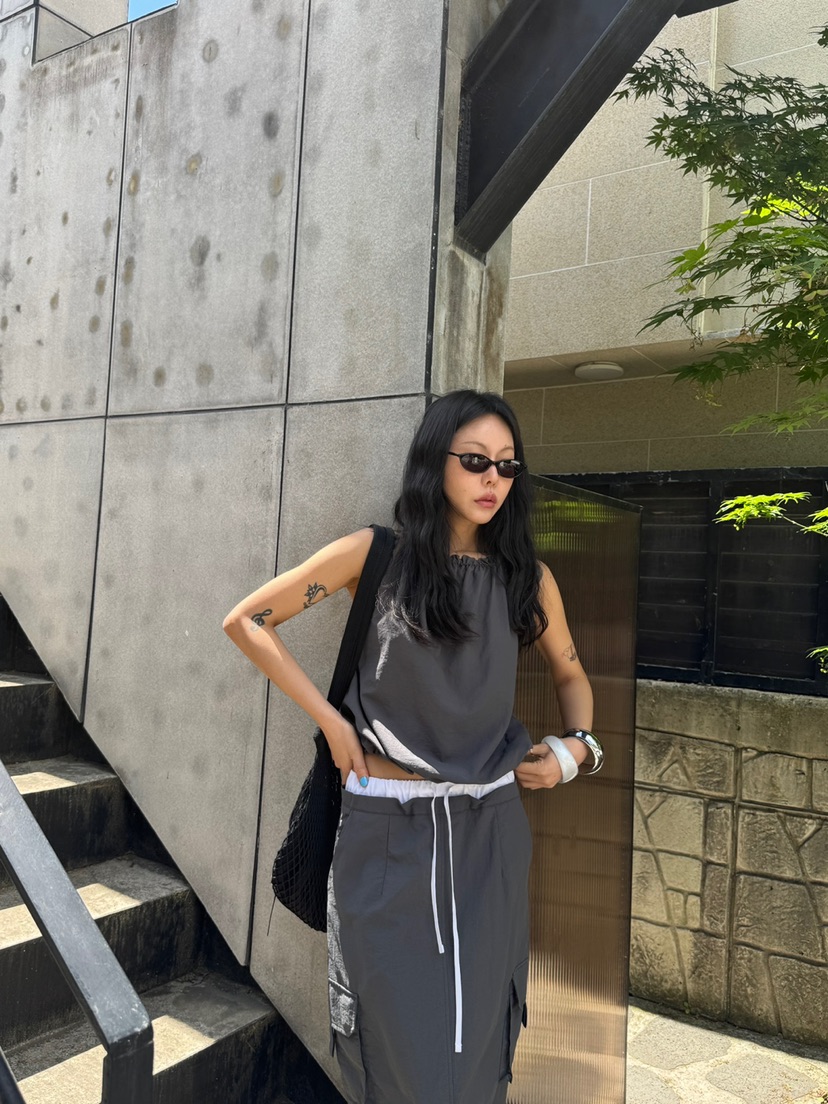 LIMLIMLIM韓國東大門代購女士新款推薦休閑熱賣26夏季吊帶背心LIM LIM LIM吊帶/背心