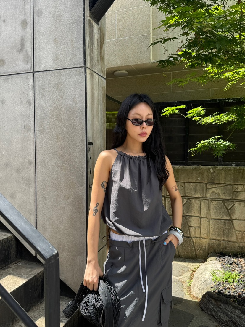 LIMLIMLIM韓國東大門代購女士新款推薦休閑熱賣26夏季吊帶背心LIM LIM LIM吊帶/背心
