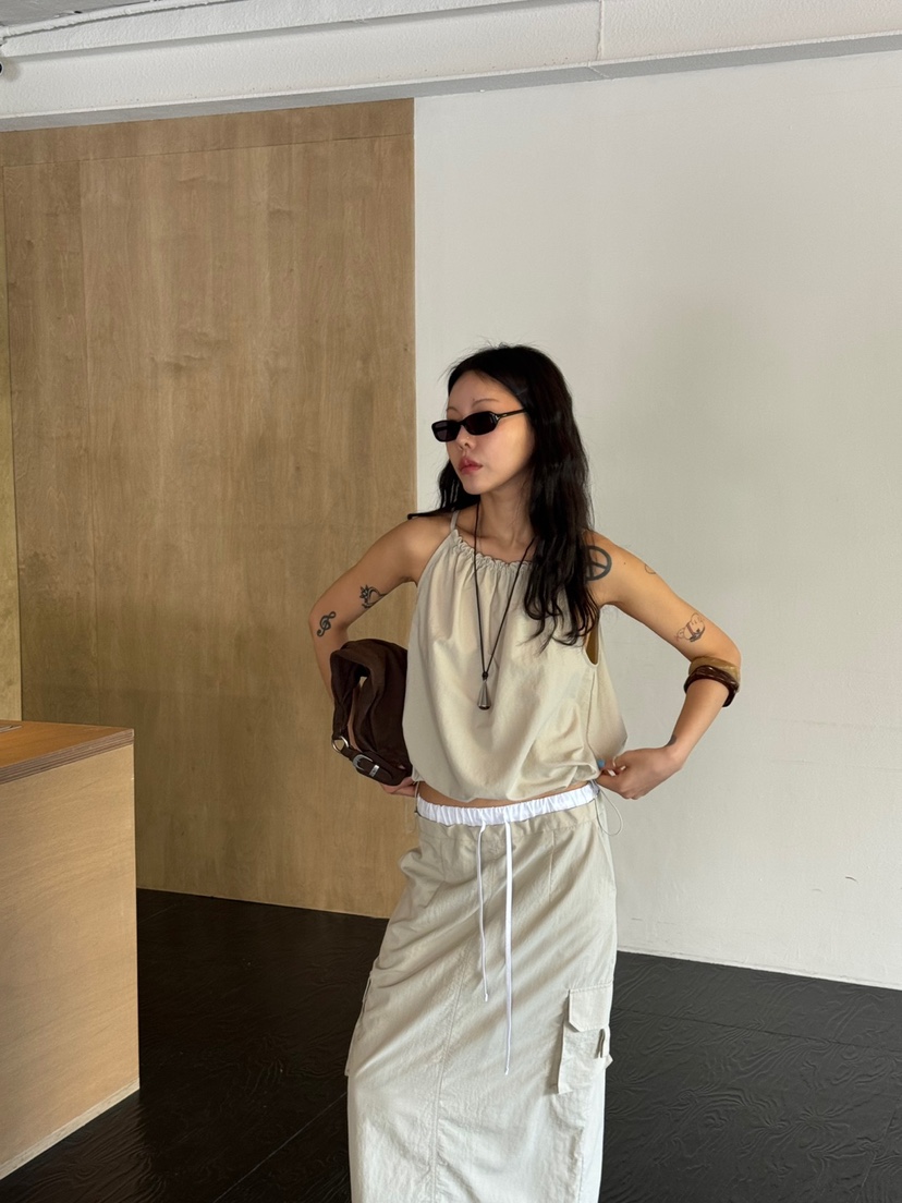 LIMLIMLIM韓國東大門代購女士新款推薦休閑熱賣26夏季吊帶背心LIM LIM LIM吊帶/背心
