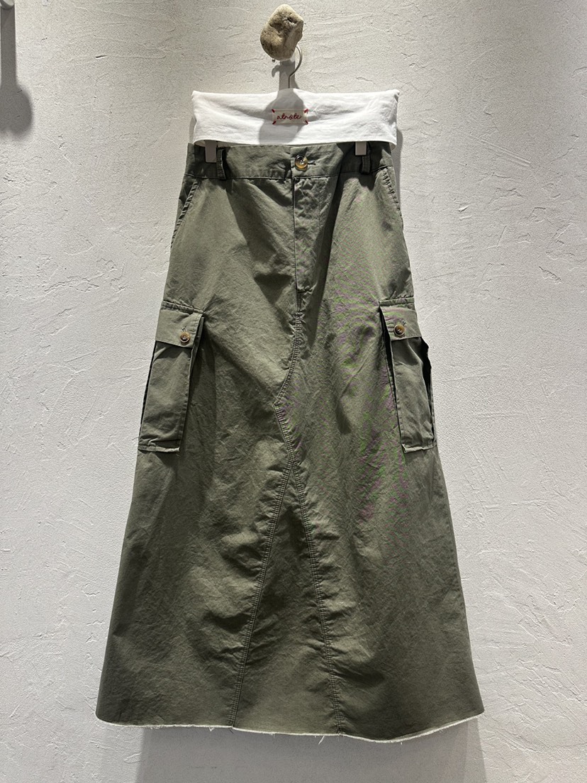 AT NOTE韓國代購女裝新款休閑26夏季職業26春夏長裙工裝AT NOTE長裙圖色1