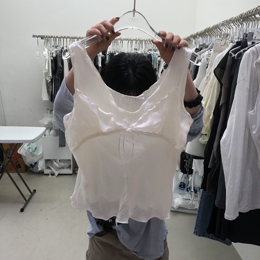 PADO韓國東大門直郵女裝新款時尚熱賣休閑吊帶背心假兩件PADO吊帶/背心圖色1