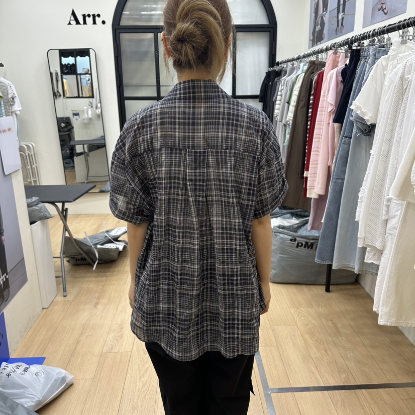 ARR韓國代購女裝新款26夏季職業休閑熱賣26春夏襯衫蕾絲衫ARR襯衫/蕾絲衫