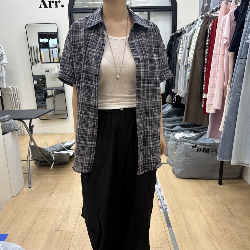 ARR韓國代購女裝新款26夏季職業休閑熱賣26春夏襯衫蕾絲衫ARR襯衫/蕾絲衫圖色2