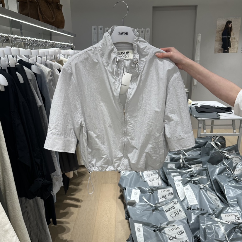 FAVOR-P韓國東大門代購女裝新品人氣休閑推薦職業時尚夾克FAVOR-P夾克圖色2灰色