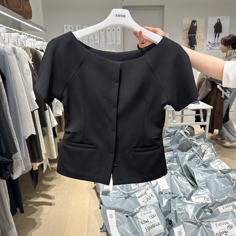 FAVOR-P韓國直郵女士新品26夏季熱賣推薦職業時尚休閑夾克FAVOR-P夾克圖色3