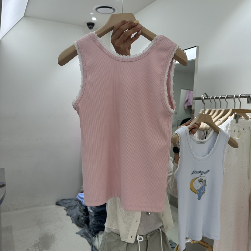 REPELLER韓國直郵實拍女裝新品時尚熱賣推薦吊帶背心蕾絲REPELLER吊帶/背心