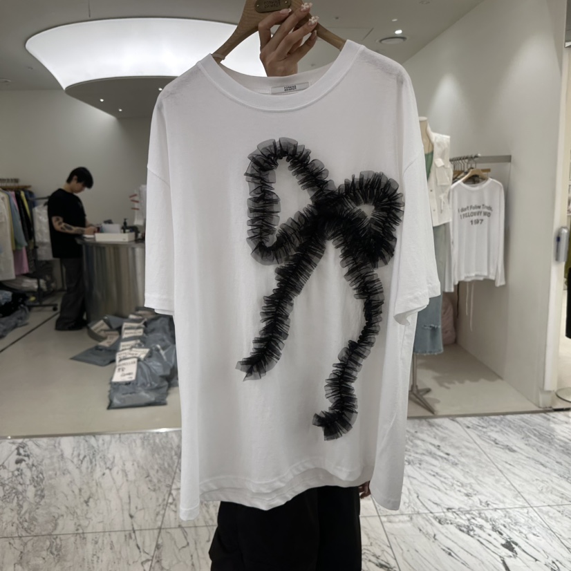 FORMING-P韓國直郵女裝新品休閑26春夏時尚熱賣職業T恤絲帶FORMING-PT恤圖色1