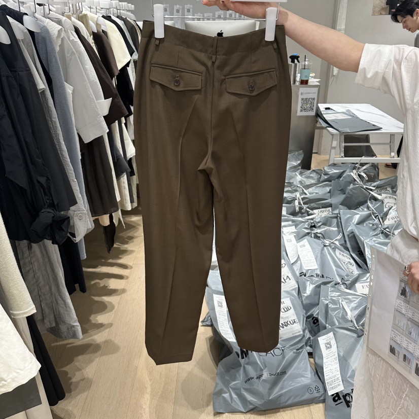 FAVOR-P韓國直郵女裝新品休閑26夏季職業時尚休閑褲貝雷FAVOR-P休閑褲