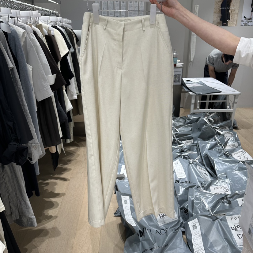 FAVOR-P韓國直郵女裝新品休閑26夏季職業時尚休閑褲貝雷FAVOR-P休閑褲圖色1