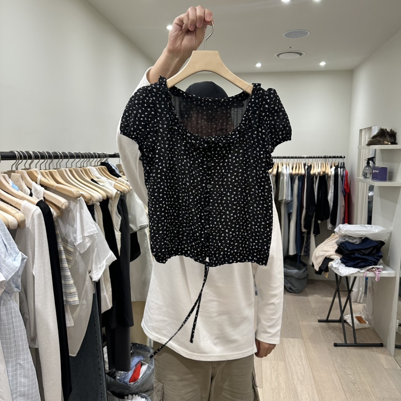 NOTTINGHAM/AVECNOUS/MODEST韓國東大門直郵女裝新品休閑襯衫蕾絲衫NOTTINGHAM/AVECNOUS/MODEST襯衫/蕾絲衫圖色2