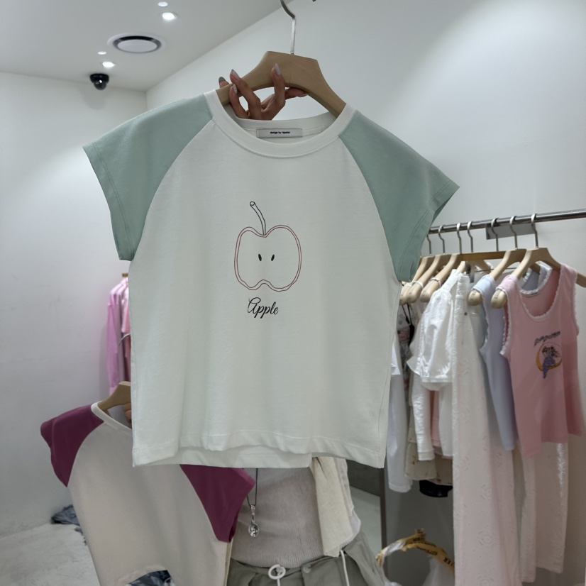 REPELLER韓國直郵實拍女裝新款推薦休閑職業26春夏熱賣T恤REPELLERT恤圖色1