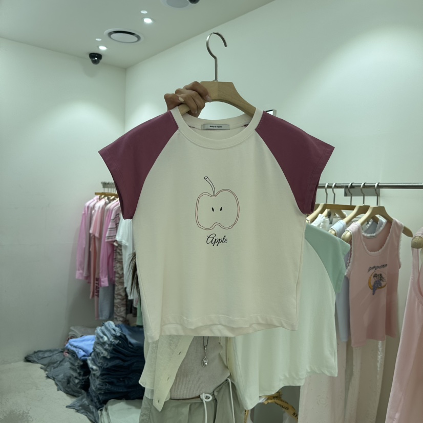REPELLER韓國直郵實拍女裝新款推薦休閑職業26春夏熱賣T恤REPELLERT恤圖色2
