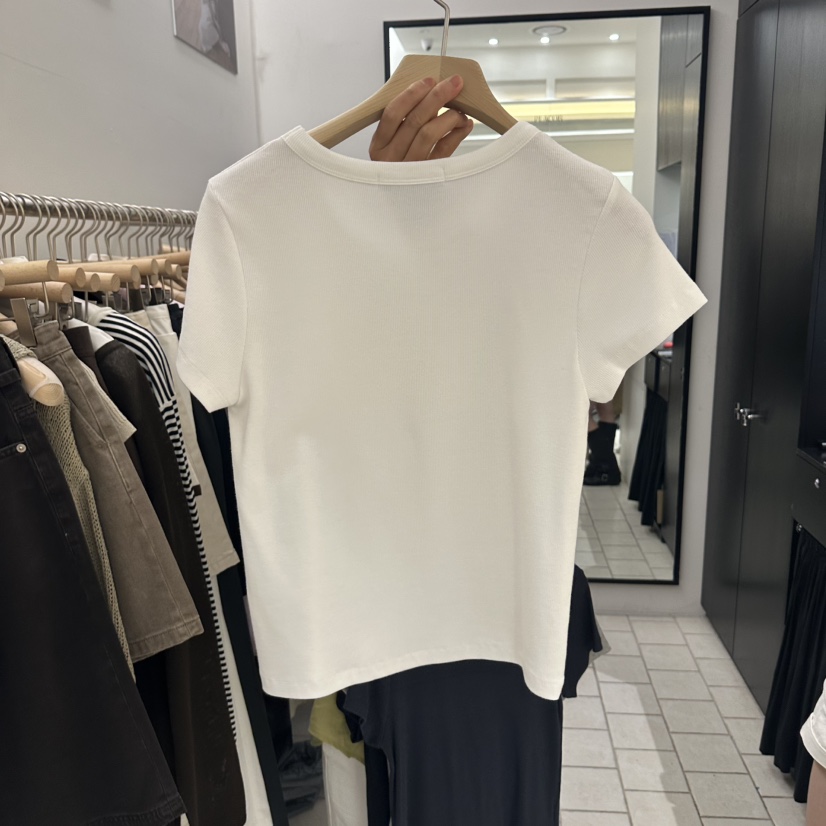 REGULARLY/PLACOR韓國直郵實拍女裝新品時尚職業26夏季T恤REGULARLY/PLACORT恤