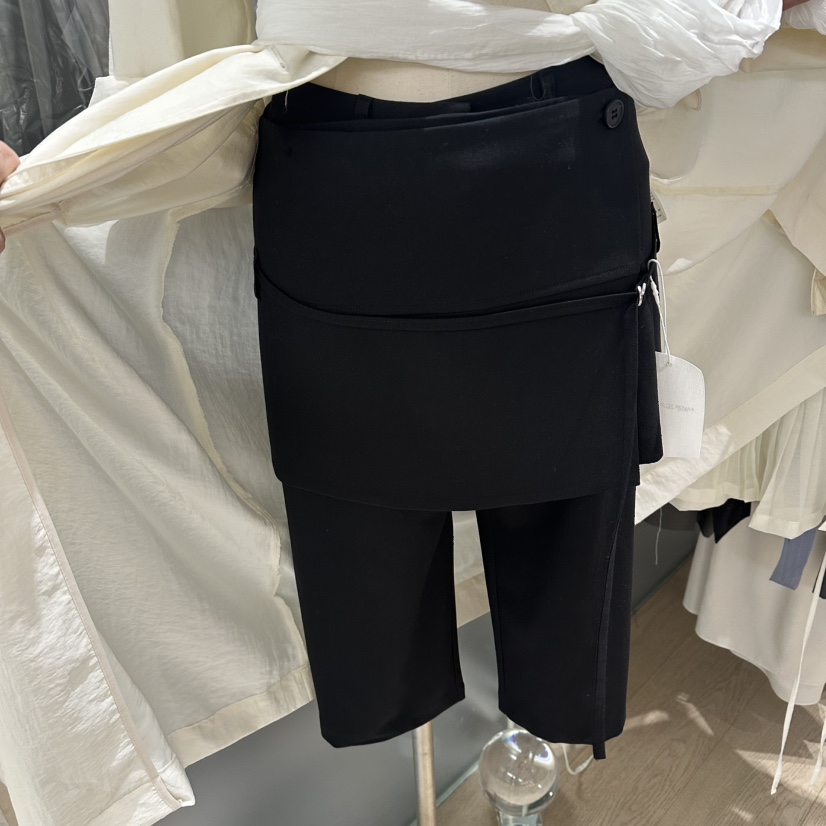 FAVOR-P韓國直郵女士新品推薦26春夏休閑休閑褲不含屁簾FAVOR-P休閑褲圖色2黑色