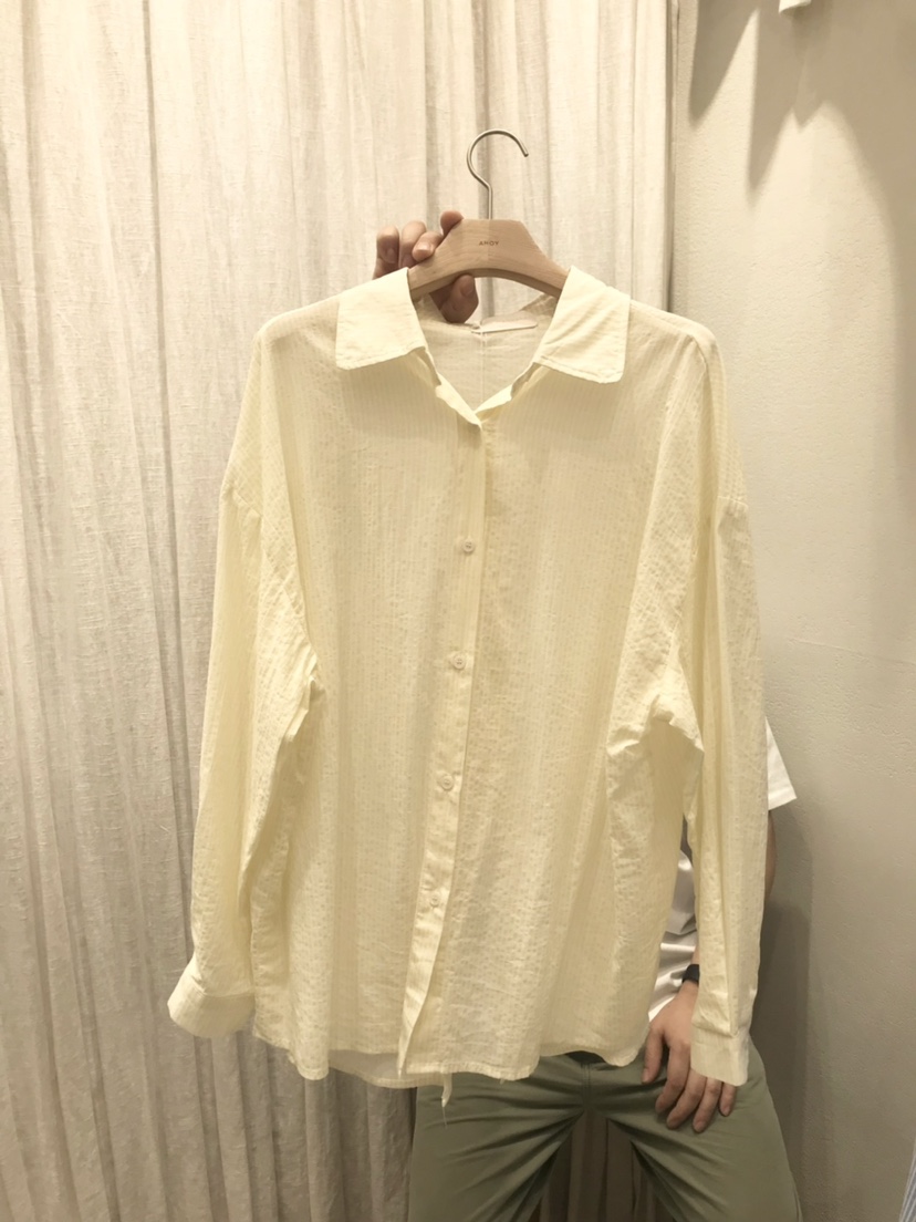 AHOY韓國東大門代購女士新品26春夏休閑職業人氣襯衫蕾絲衫AHOY襯衫/蕾絲衫圖色2