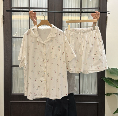 VIBELLE韓國直郵女士新款26夏季熱賣休閑時尚職業推薦套裝VIBELLE套裝圖色1