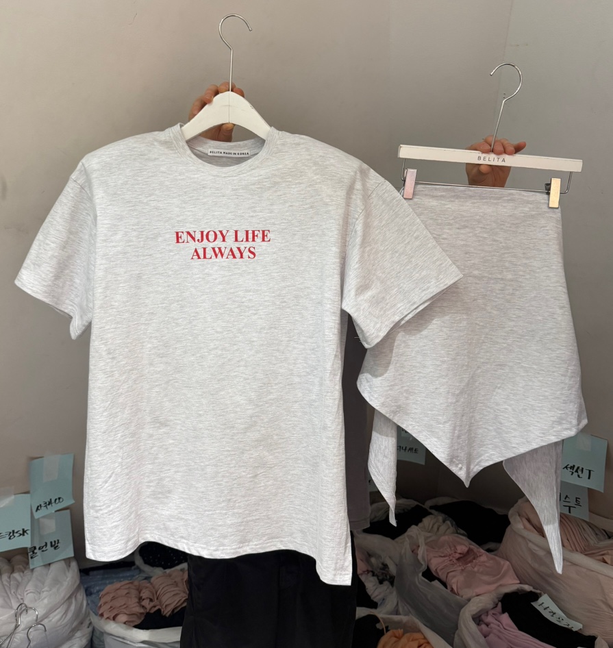 BELITA-L東大門實拍韓國女裝新品休閑時尚職業套裝套裝圍巾BELITA-L套裝圖色1