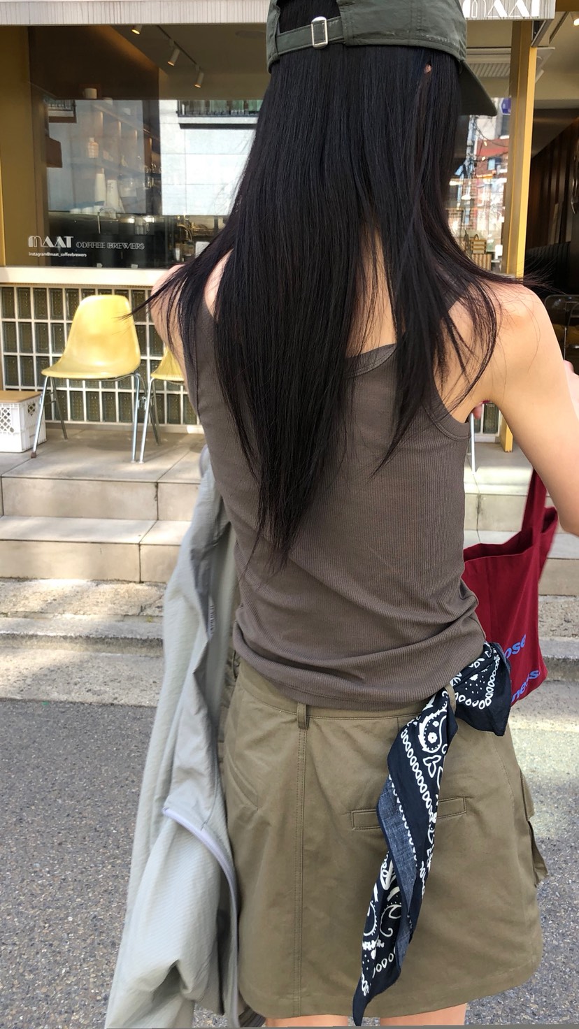 OVER RICH韓國直郵實拍女士新款人氣休閑26春夏吊帶背心OVER RICH吊帶/背心