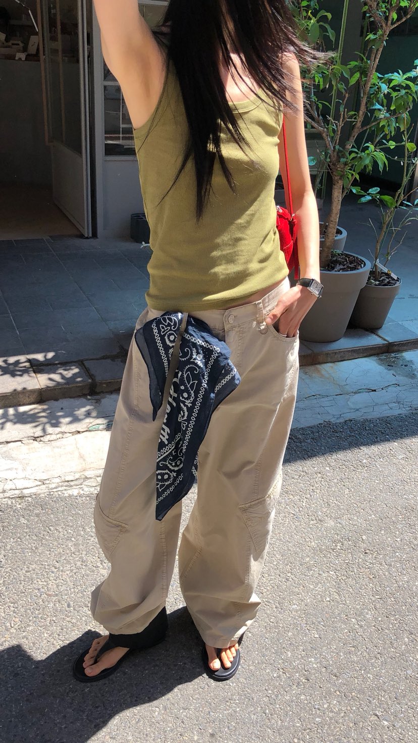 OVER RICH韓國直郵實拍女士新款人氣休閑26春夏吊帶背心OVER RICH吊帶/背心