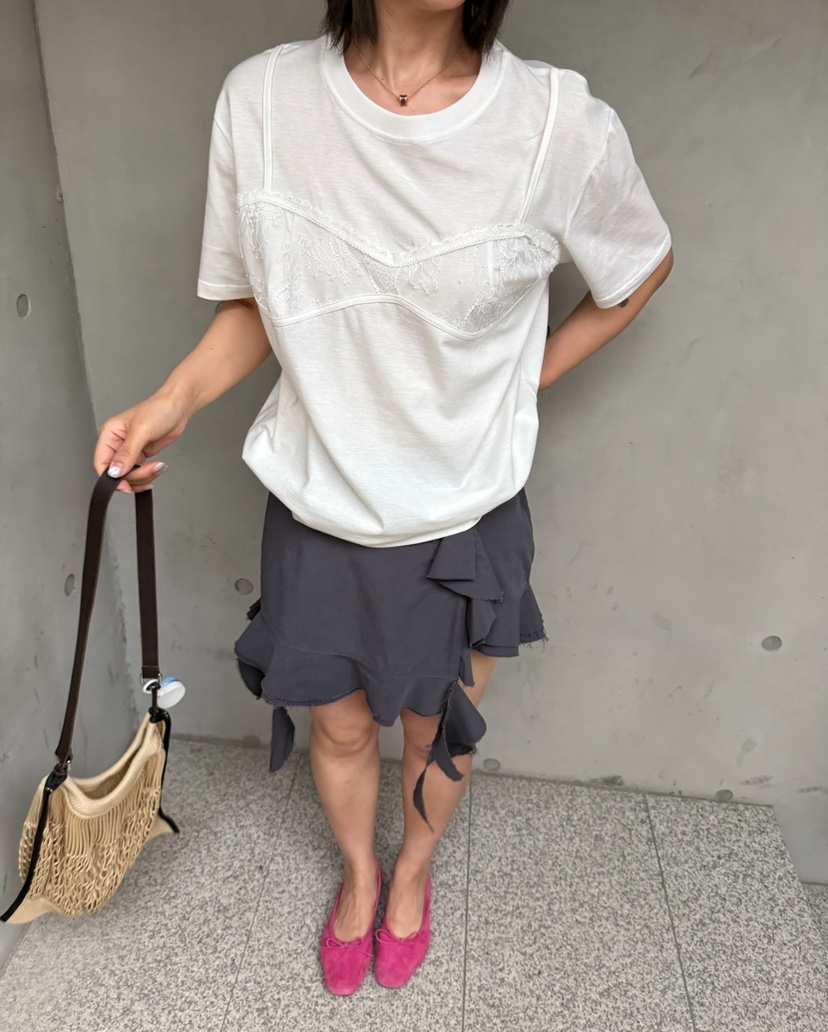 OLI SEOUL韓國東大門代購女士新款熱賣人氣26春夏休閑短裙OLI SEOUL短裙