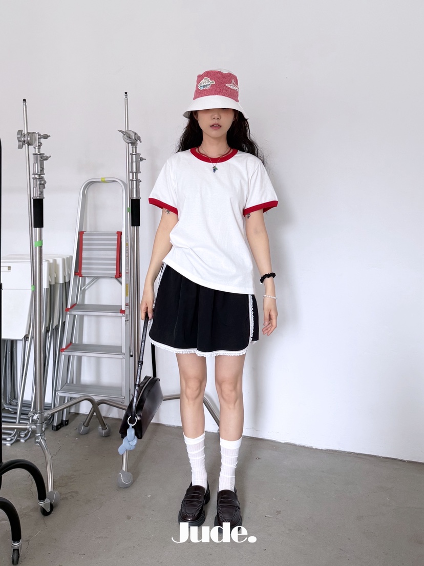 HEYJUDE韓國直郵女裝新款人氣時尚26春夏休閑職業26夏季T恤HEYJUDET恤