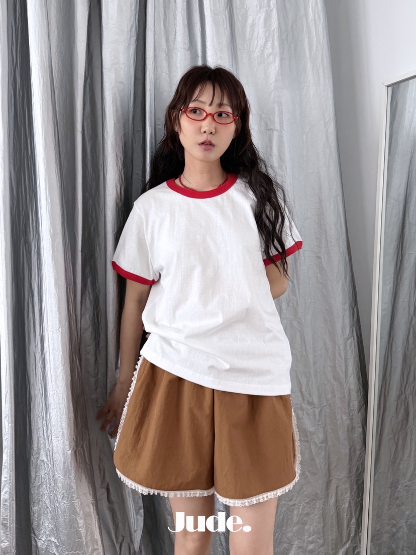 HEYJUDE韓國直郵女裝新款人氣時尚26春夏休閑職業26夏季T恤HEYJUDET恤