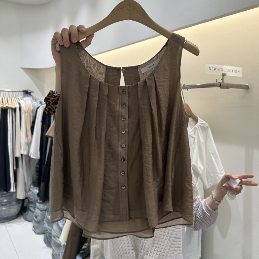 BLUEI-D/N SHARP東大門實拍韓國女裝新品26夏季吊帶背心Blue i-d/N SHARP吊帶/背心圖色4