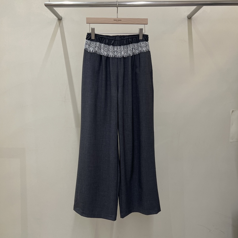 MARIE MARIE東大門實拍韓國女士新品推薦26夏季休閑褲蕾絲花MARIE MARIE休閑褲圖色2