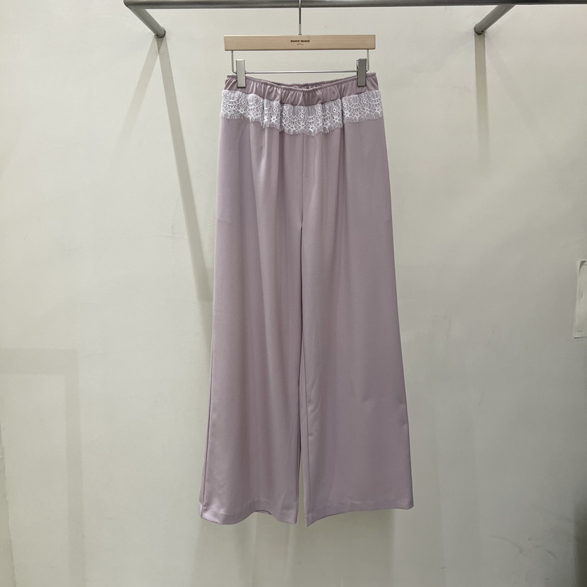 MARIE MARIE東大門實拍韓國女士新品推薦26夏季休閑褲蕾絲花MARIE MARIE休閑褲圖色3