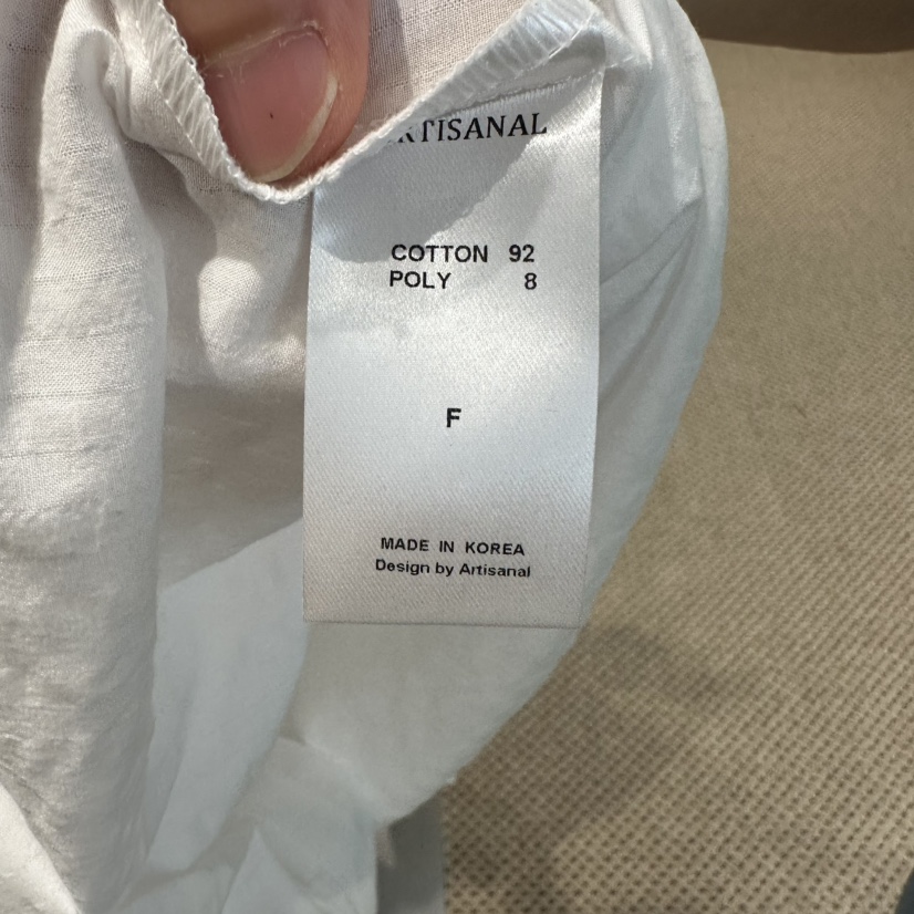 ARTISANAL韓國東大門代購女裝新品26夏季時尚職業襯衫蕾絲衫ARTISANAL襯衫/蕾絲衫
