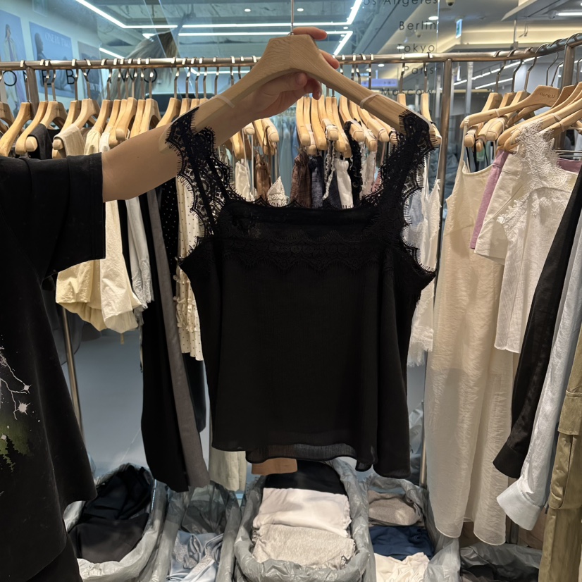 HONG.U韓國直郵女裝新款時尚推薦休閑26春夏熱賣吊帶背心HONG.U吊帶/背心