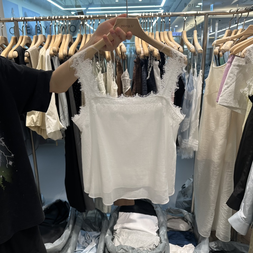 HONG.U韓國直郵女裝新款時尚推薦休閑26春夏熱賣吊帶背心HONG.U吊帶/背心圖色1