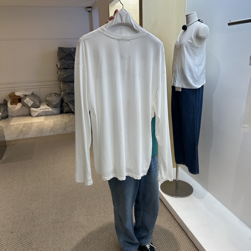 ARTISANAL韓國直郵女士新品職業時尚休閑26春夏26夏季長袖T恤ARTISANAL長袖T恤