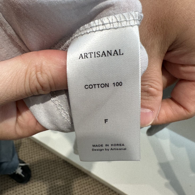 ARTISANAL韓國直郵女士新品職業時尚休閑26春夏26夏季長袖T恤ARTISANAL長袖T恤