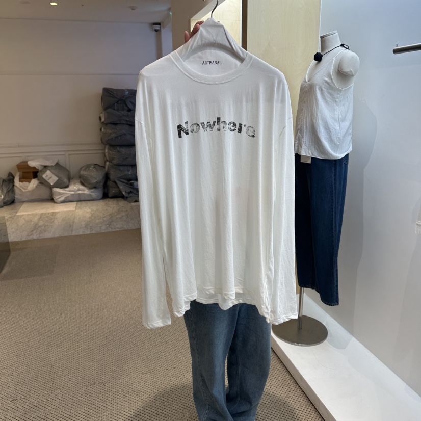ARTISANAL韓國直郵女士新品職業時尚休閑26春夏26夏季長袖T恤ARTISANAL長袖T恤圖色1