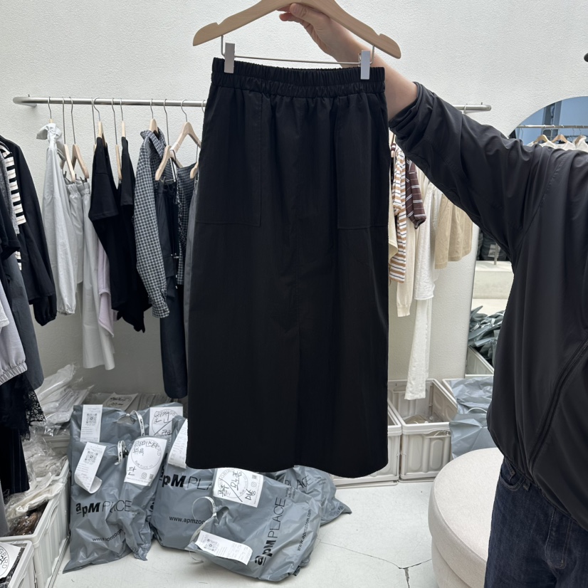HUMMING BIRD東大門實拍韓國女士新品休閑人氣長裙防風衣HUMMING BIRD長裙圖色3