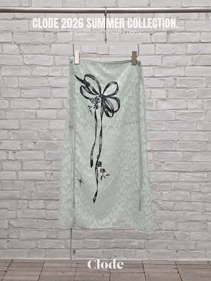 CLODE韓國直郵實拍女士新品26夏季職業熱賣休閑半身裙中短裙CLODE半身裙/中短裙圖色2