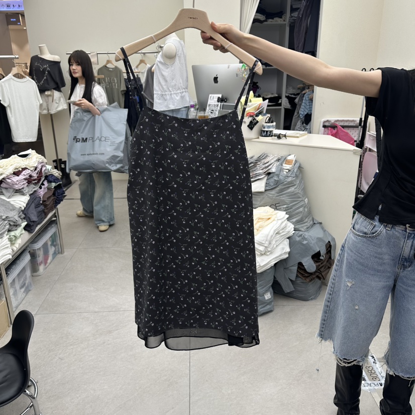 I MFACT東大門實拍韓國女裝新品26夏季休閑職業人氣連衣裙I MFACT連衣裙圖色3