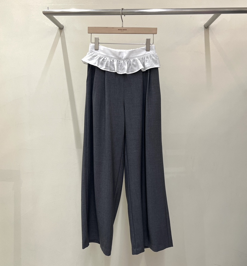 MARIE MARIE韓國直郵女裝新品26春夏職業時尚推薦休閑褲MARIE MARIE休閑褲圖色3墨色